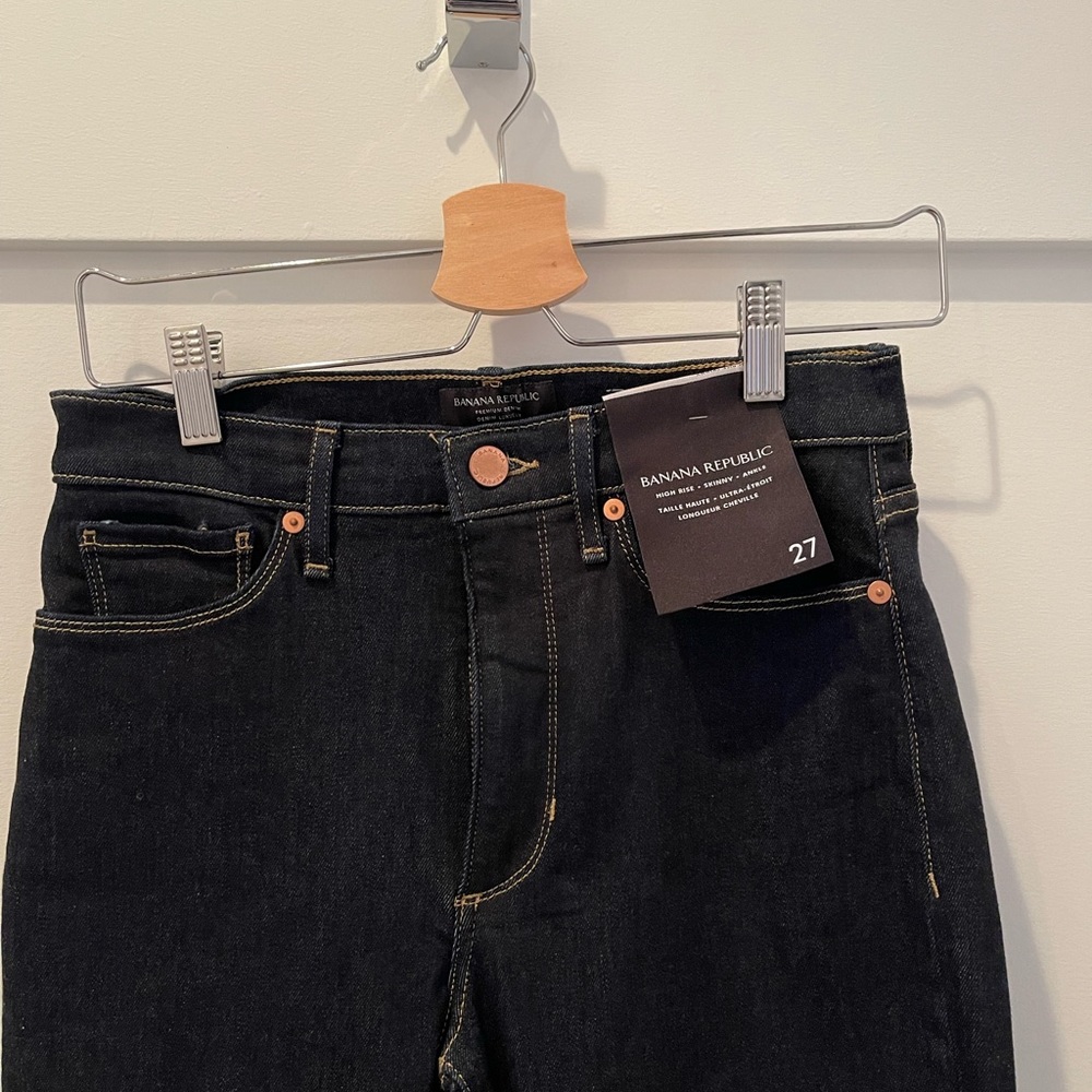 NWT Banana Republic High Rise skinny ankle jeans in size 27 - Picture 5 of 6